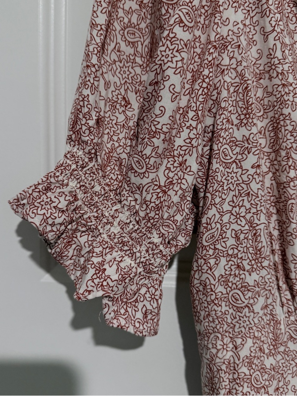 Steve Madden Dusty Pink Floral Button-Front Mini Dress Size M - Picture 6 of 9